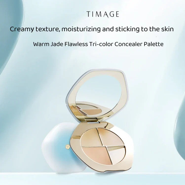 Timage Tri-Color Flawless Correcting Concealer Palette #01 Goose Down