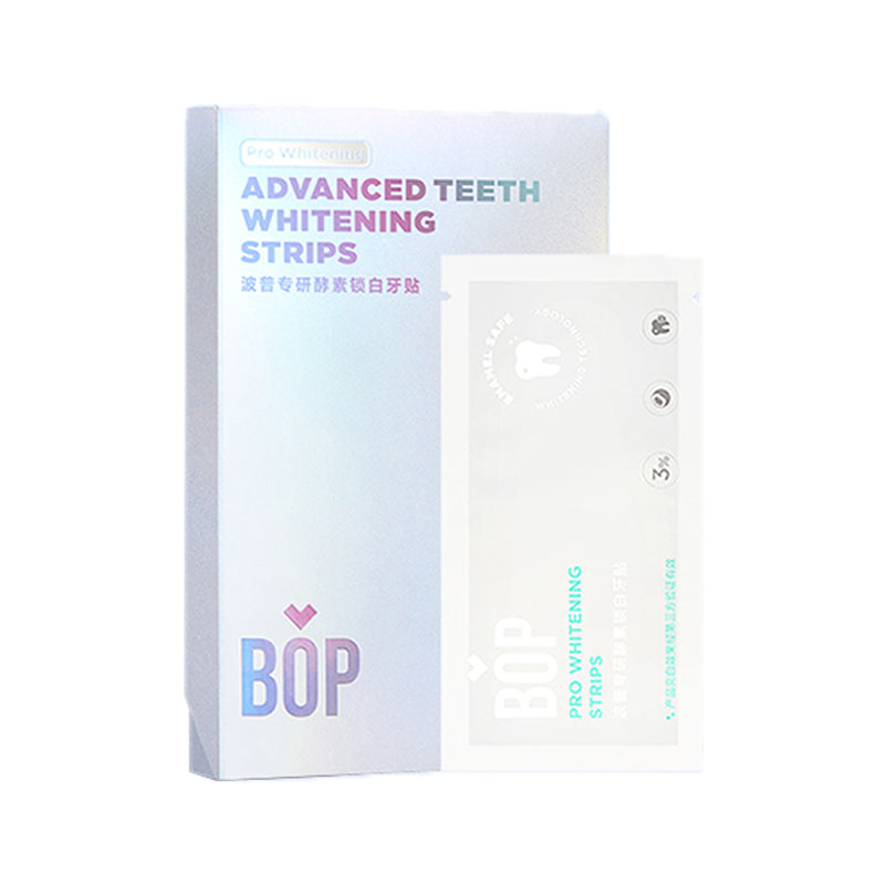 BOP Advanced Teeth Whitening Strips Coconut 14pcs