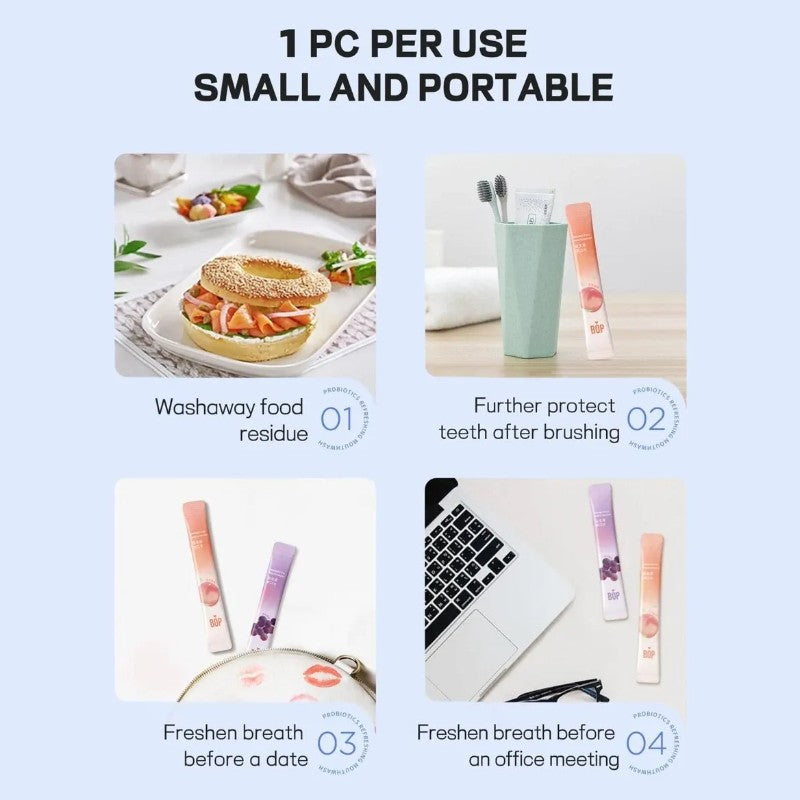 BOP波普专研益生菌漱口水活力冰橙 20条