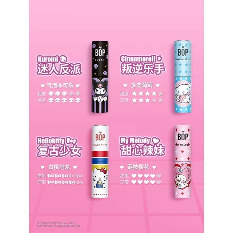BOP Sanrio Mouth Freshening Spray Melody Lyehee Cherry Blossom