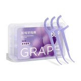 BOP Dual-Line Dental Floss Stick Grape 50pcs