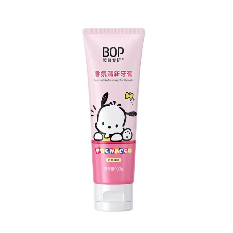 BOP波普专研香氛清新牙膏清洁净白帕恰狗白桃啵啵 100g