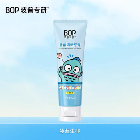 BOP波普专研香氛牙膏清新口气小丑鱼冰蓝生椰 100g