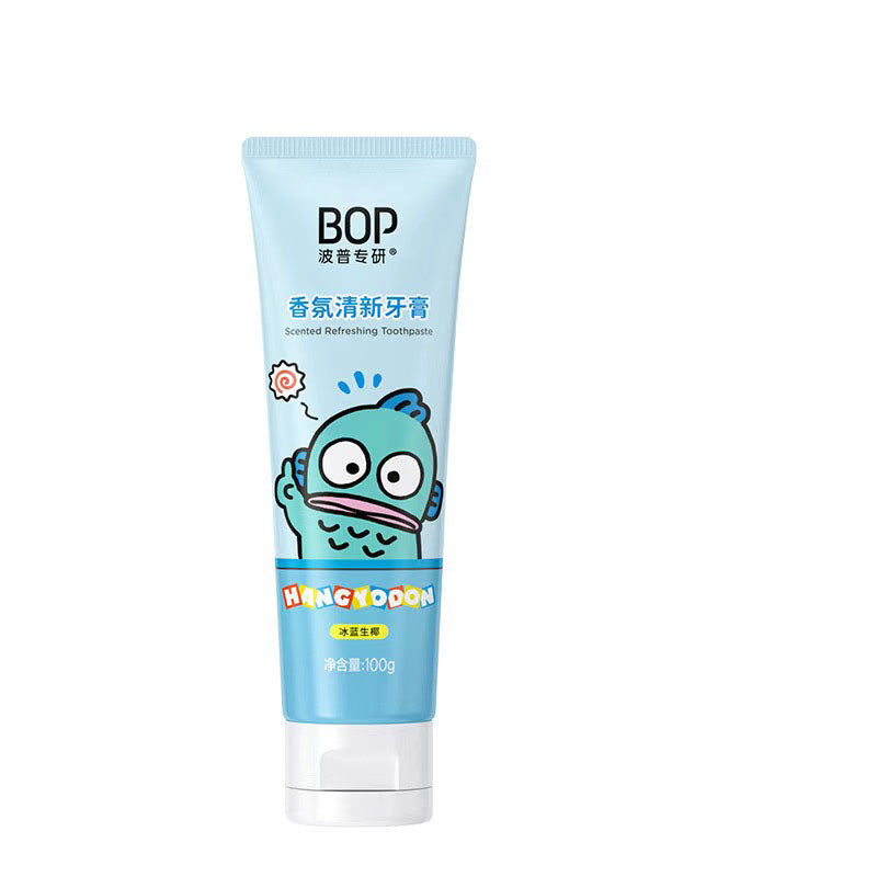 BOP波普专研香氛牙膏清新口气小丑鱼冰蓝生椰 100g