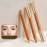 Out Of Office Double-ended Highlighting Contouring 2 In 1 Concealer Pencil #01 Bright Skin Tone Cement Gray