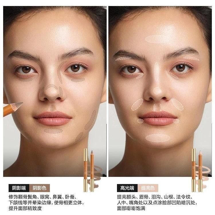 Out Of Office Contour & Highlight Duo Pencil #00 Natural & Cement Gray