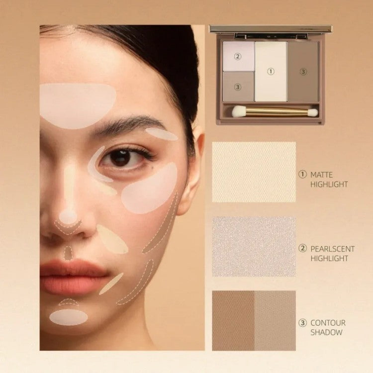 Out Of Office Multi-use Highlight & Conture Palette 9g