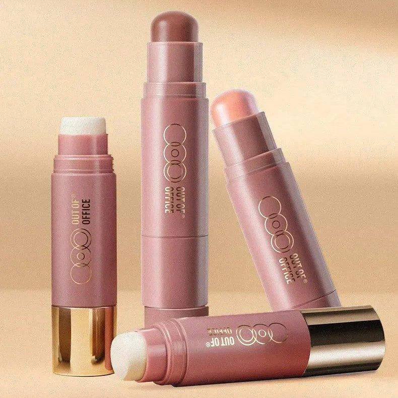 Out Of Office焕彩透润修颜腮红棒#S01柔光杏纱