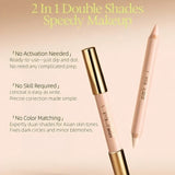 Out Of Office双头透润持妆遮瑕笔#01三文鱼色+肤色