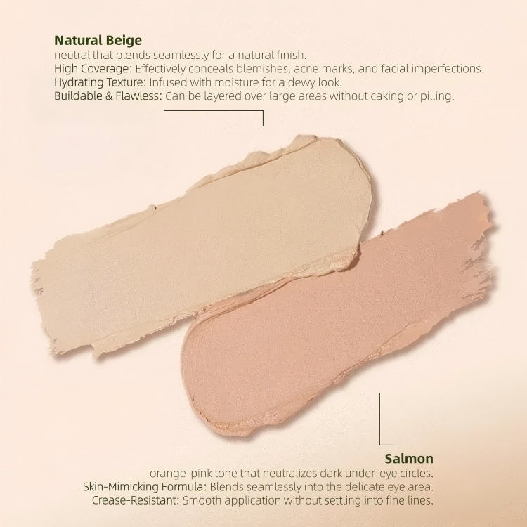 Out Of Office双头透润持妆遮瑕笔#01三文鱼色+肤色