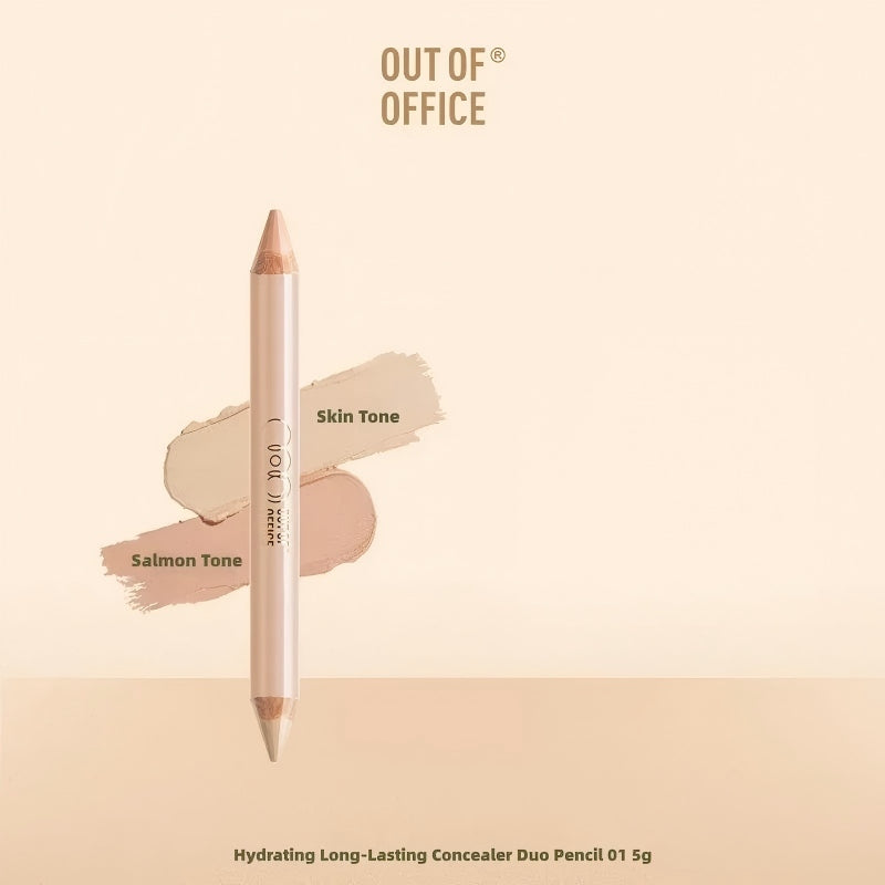 Out Of Office双头透润持妆遮瑕笔#01三文鱼色+肤色