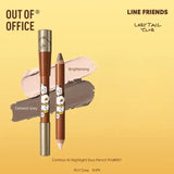 Out Of Office x Line Friends Dual-Ended Contour & Highlight Stick Pro #001