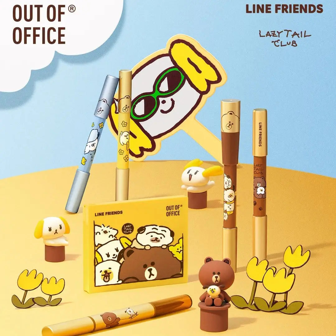 Out of Office x Line Friends Dual-Ended Under-Eye Pencil #TE201