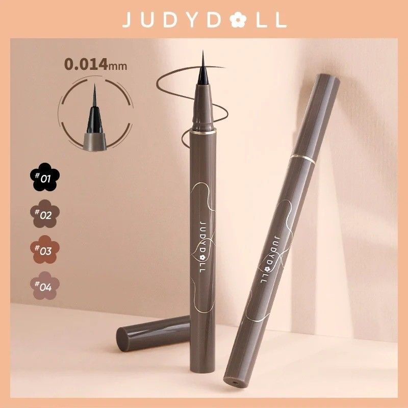 Judydoll橘朵极细眼线液笔防水不晕染#07亚麻棕