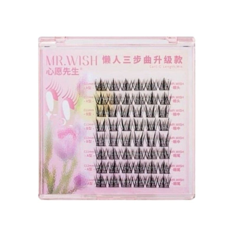MR.Wish心愿先生假睫毛懒人三部曲ABA升级版 48簇