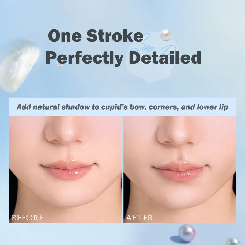 Flortte Glass Sea Dual-Ended Highlight & Contour Pen #01 Pearl Reef