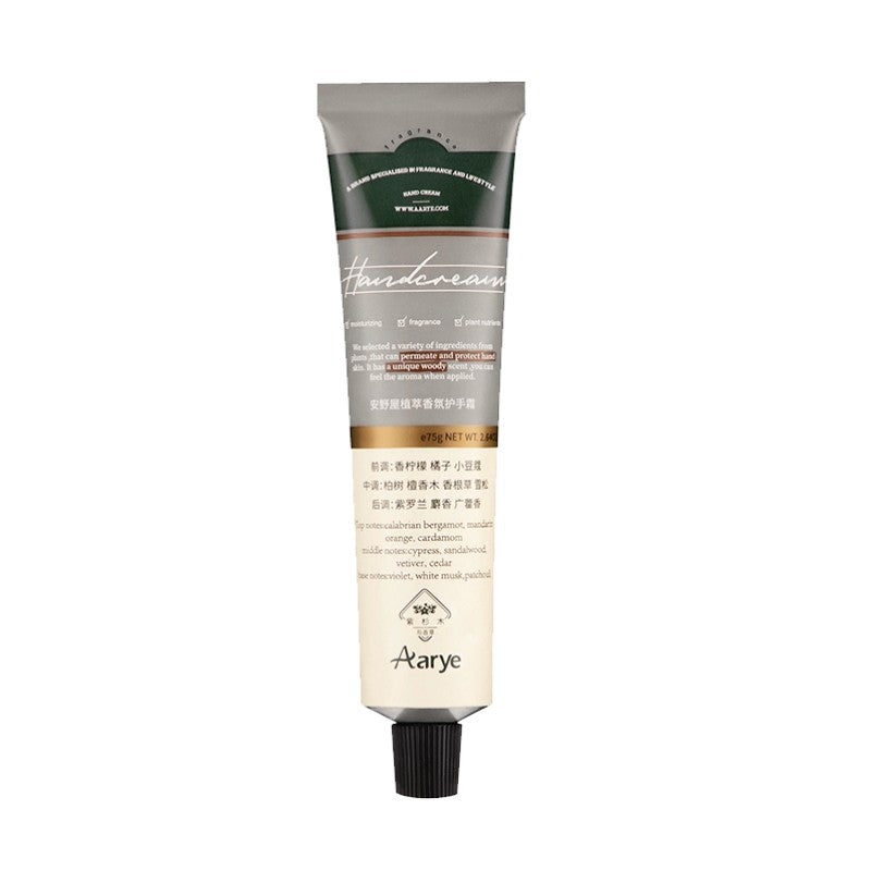 Aarye Botanical Scented Hand Cream Purple Fir & Vanilla 75g