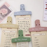Yulu Paper Magnetic Binder Clips for Paper File Pink