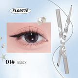 Flortte花洛莉亚玻璃海眼线胶笔#01撒浪黑