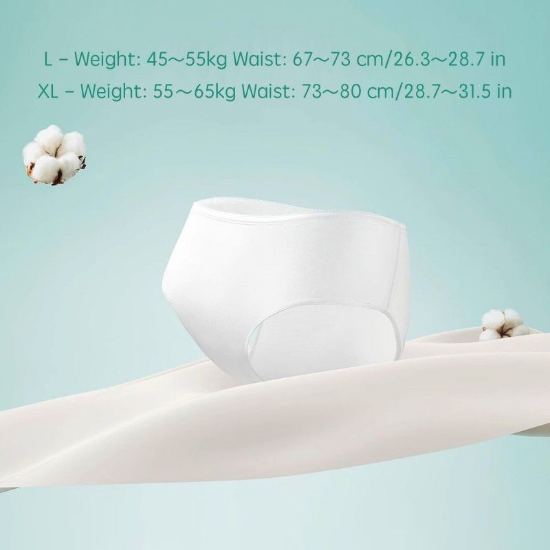 Youngtime Disposable Pure Cotton Underwear XXL 5pcs
