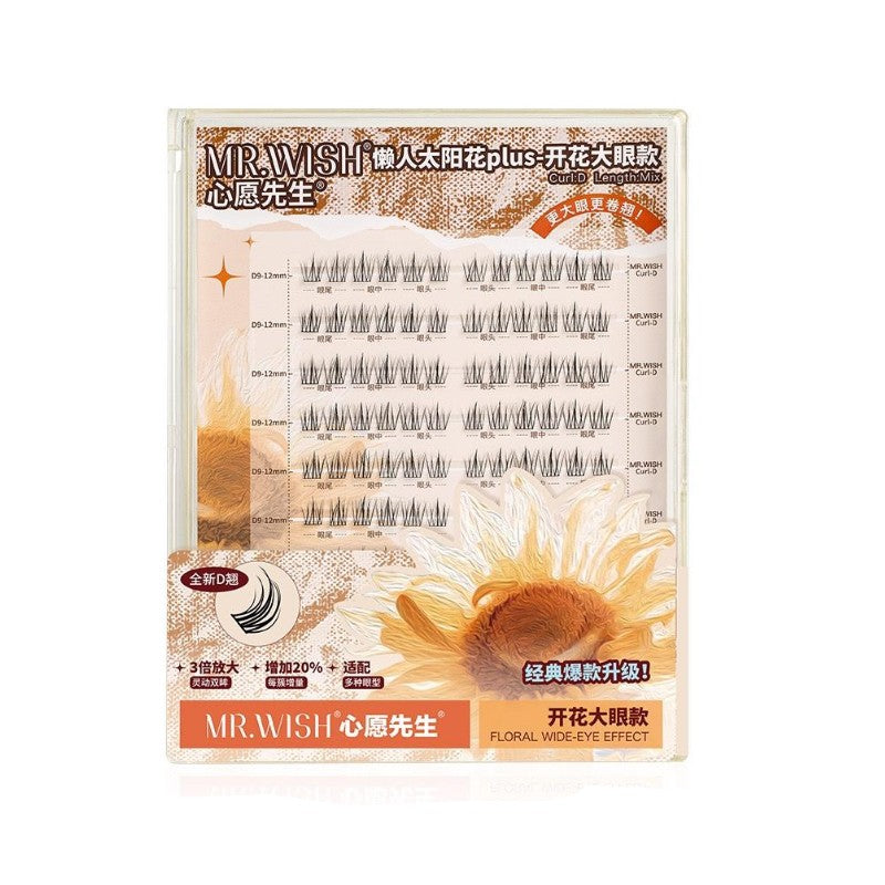 MR.Wish心愿先生免胶假睫毛懒人太阳花开花大眼款Plus