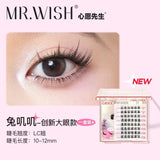Mr. Wish Three-Step Eyelash Rabbit Big Eyes 10-12mm