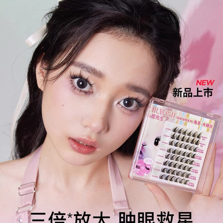 Mr. Wish Three-Step Eyelash Rabbit Big Eyes 10-12mm