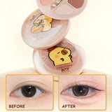 Romantic Beauty 4-Color Lying Silkworm Palette #01 Sweet Milk Apricot