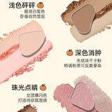 Romantic Beauty 4-Color Lying Silkworm Palette #01 Sweet Milk Apricot