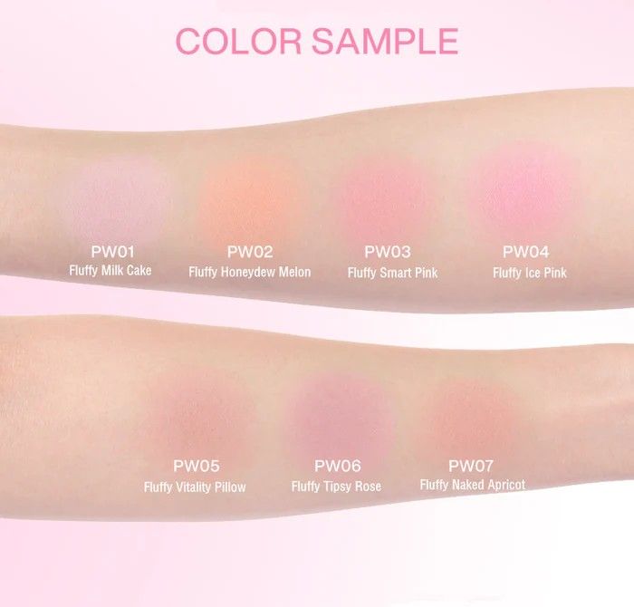 INTO YOU Fluffy Pillow Single Blusher #PW07 FLUFFY NAKED APRICOT