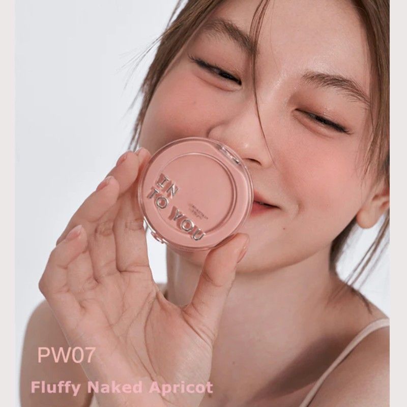 INTO YOU Fluffy Pillow Single Blusher #PW07 FLUFFY NAKED APRICOT