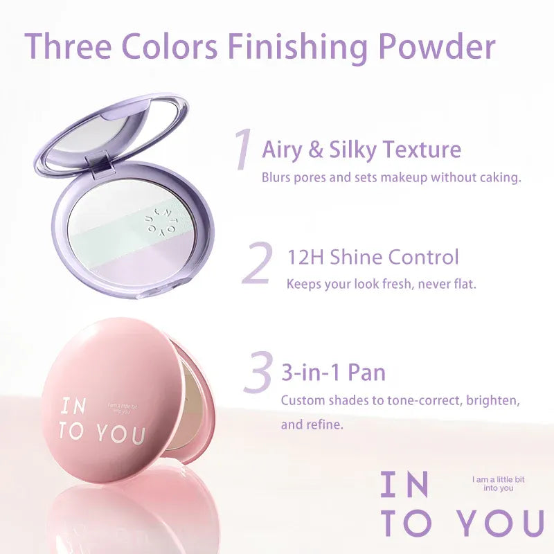 Into You Three Colors Finishing Powder #NP01 Nude Peach