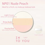 Into You Three Colors Finishing Powder #NP01 Nude Peach