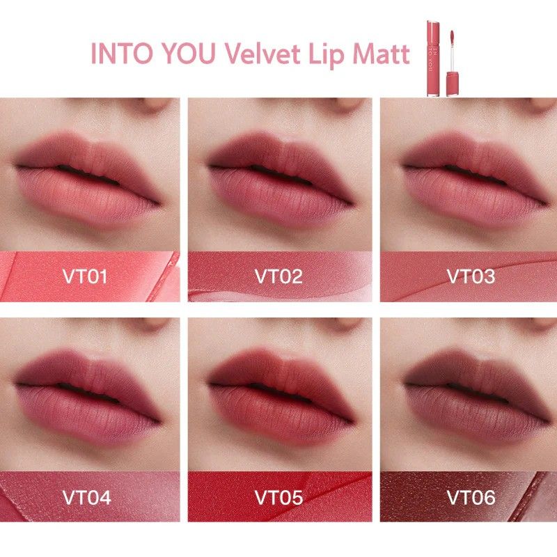 INTO YOU Velvet Lip Matt #VT06 Red