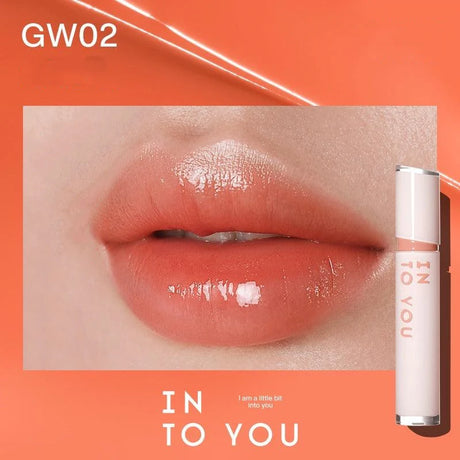 INTO YOU心慕与你镜光水润唇釉#GW02水桶橘