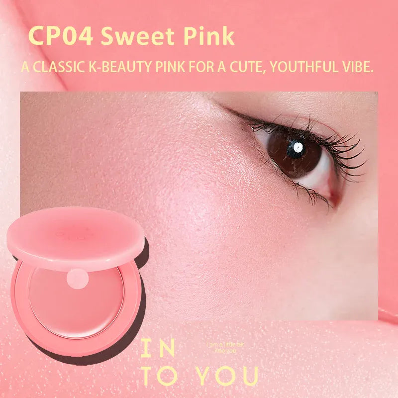 INTO YOU Cream Puff Blush #CP04 Sweet Pink