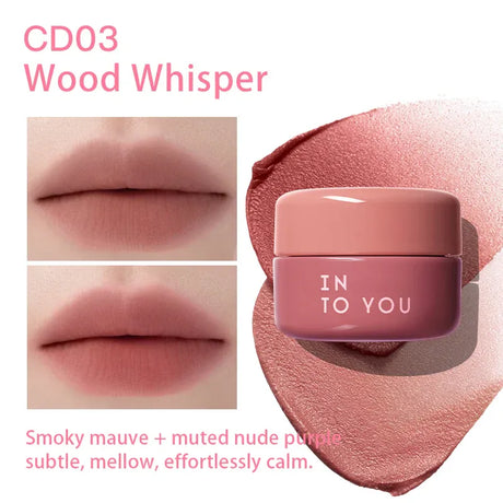 Into You心慕与你碰色双拼唇泥#CD03轻燥木
