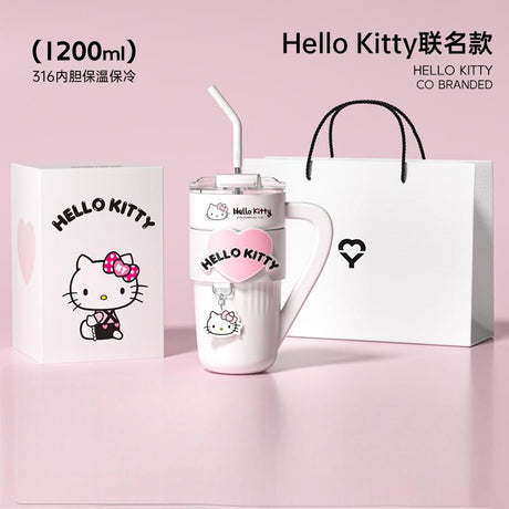 Yanis3双饮咖啡杯Hello Kitty 1200ml