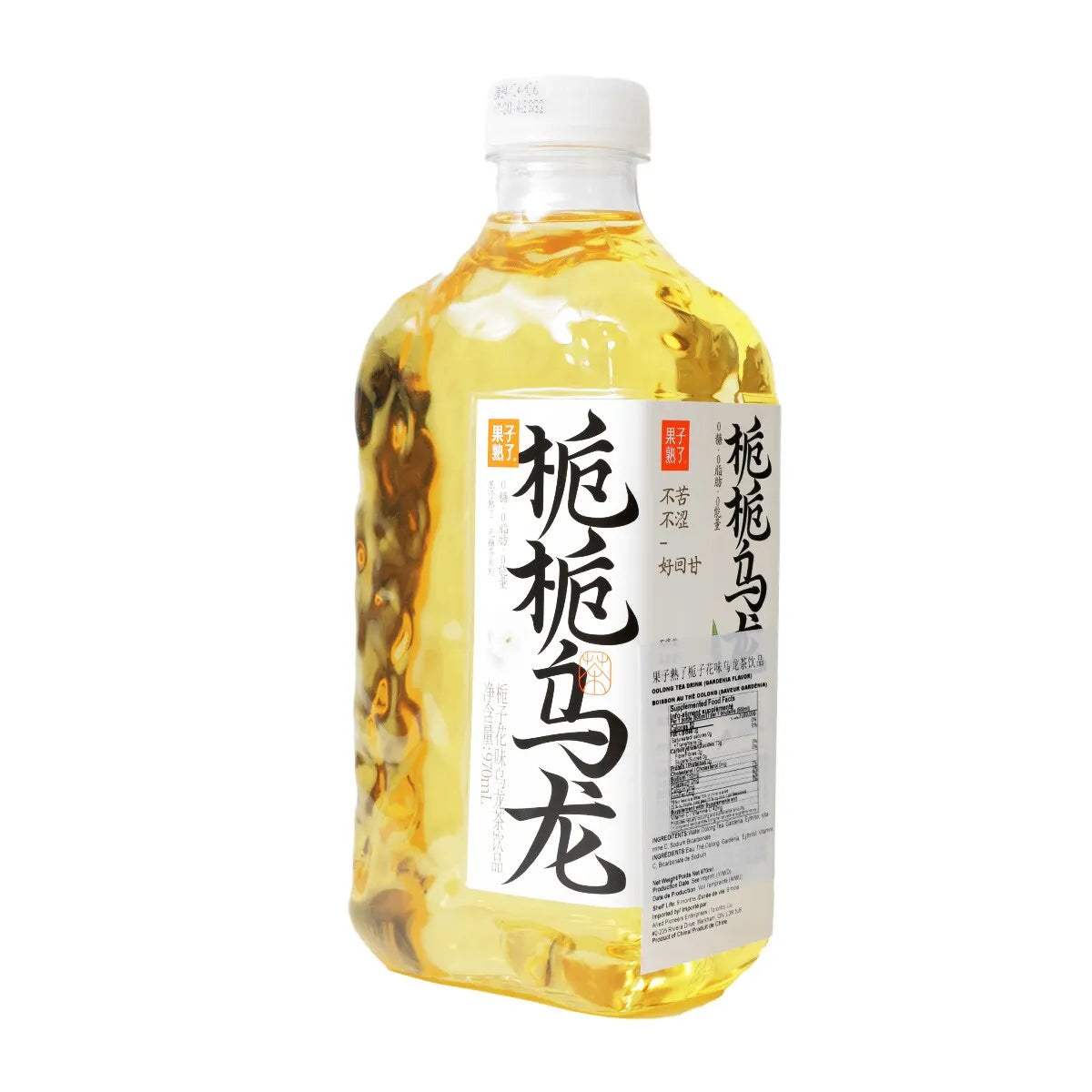 Guozishule果子熟了栀栀乌龙无糖茶饮料 970ml
