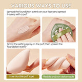 Gecomo格蒙100分粉扑棉花糖气垫干湿两用加大号