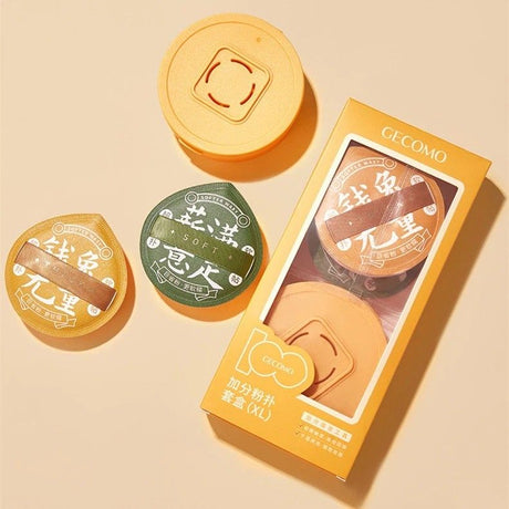 Gecomo格蒙100分粉扑棉花糖气垫干湿两用加大号