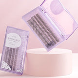 Motonozen Purple Blcak Individual False Eyelashes