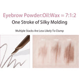 Flortte Solid Small Machete Eyebrow Pencil #02 Cinnamon Warm Brown