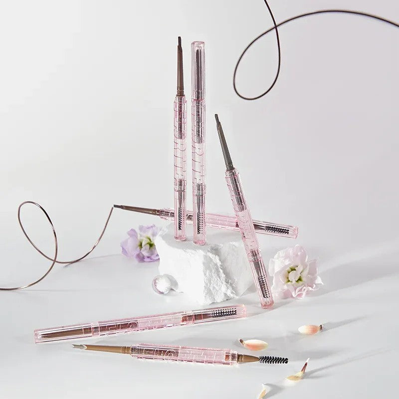 Flortte Solid Small Machete Eyebrow Pencil #01 Soft Matte Gray Black