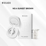 Wosado Magnetic Eyelashes Kit Sunset Brown