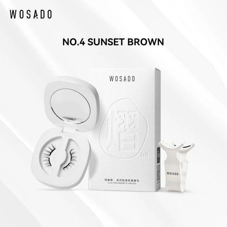 Wosado Magnetic Eyelashes Kit Sunset Brown