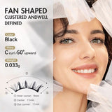 Wosado Soft Magnetic Eyelashes Twilight Black