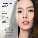 Wosado Soft Magnetic Eyelashes Maple Brown