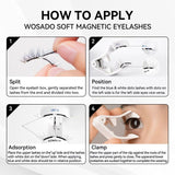 Wosado Soft Magnetic Eyelashes Foxy Black