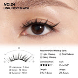 Wosado Soft Magnetic Eyelashes Foxy Black